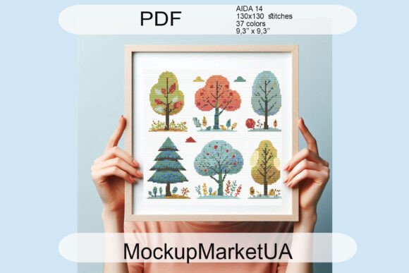 Autumn Cross Stitch Patterns PDF: Nature Design Review