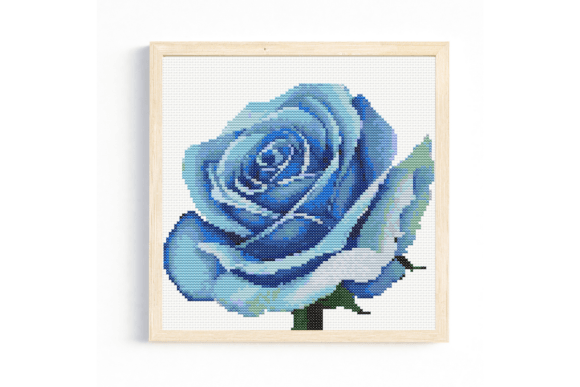 Blue Rose 1 Cross Stitch Pattern Review