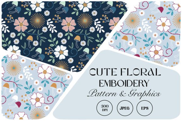 Cute Floral Embroidery Pattern Review