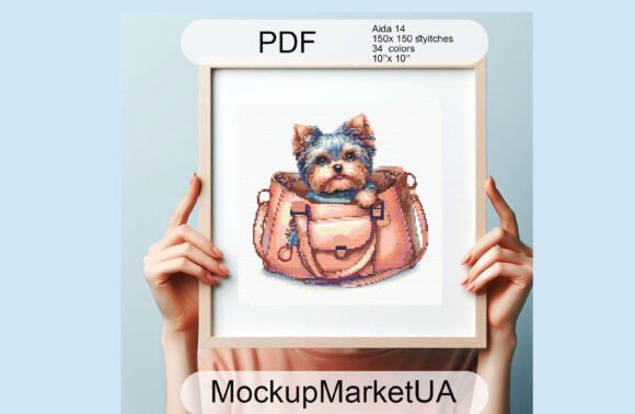 Dog York Cross Stitch Patterns PDF Puppy Review
