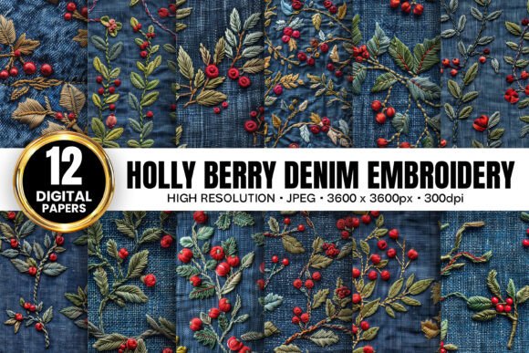 Hollyberry Denim Embroidery Patterns Review