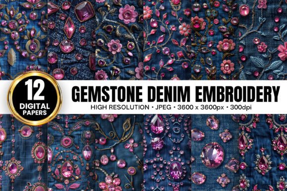 Pink Gemstones Denim Patterns: A Designer Review