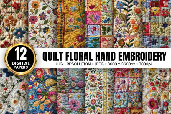 Quilt Floral Hand Embroidery Patterns Review