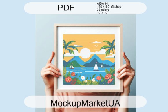 Sea Nature Cross Stitch Patterns PDF DIY Review