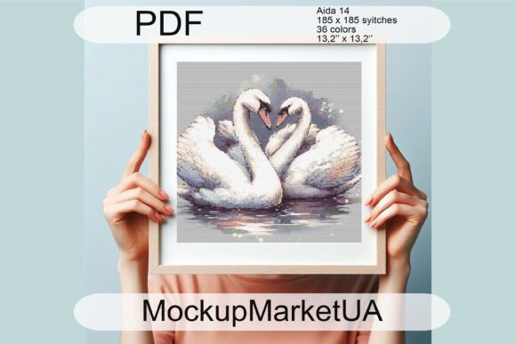Swan Cross Stitch Patterns PDF Love DIY Review