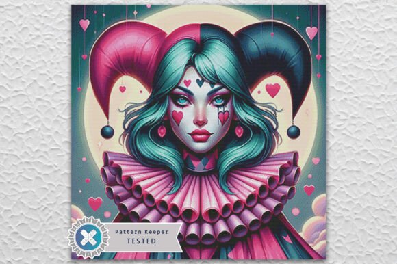 Valentine's Harlequin Cross Stitch PDF Review